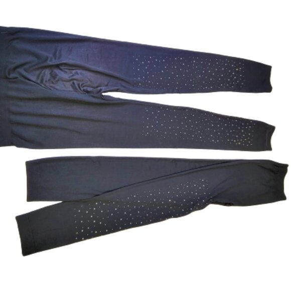 SEQUIN Black Stretchy Leggings - One Size Fits Most - Picture 4 of 12